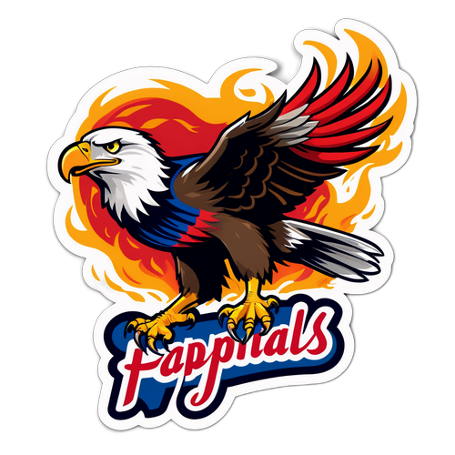 Capitals Eagle Sticker: Fly High!