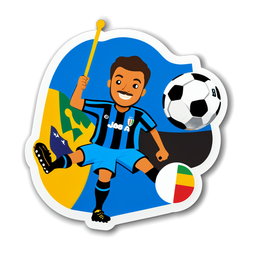 Stiker Hari Perlawanan Serie A yang Ceria