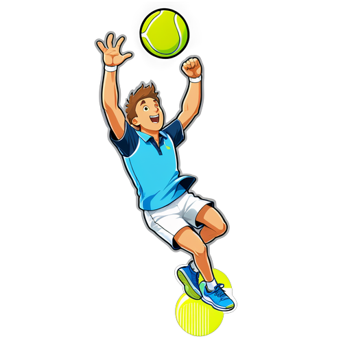 Arthur Rinderknech Jumping Sticker