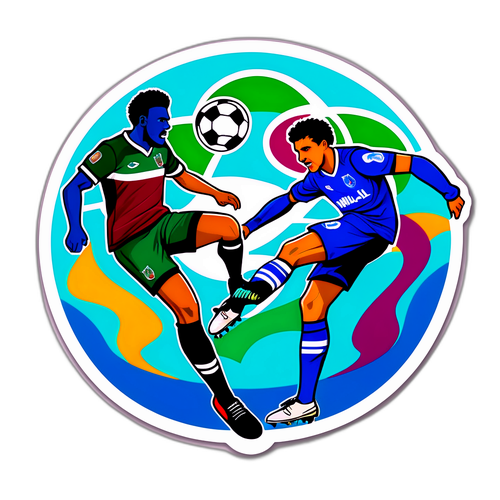 Dinamikong Ilustrasyon ng Fluminense vs Al-Hilal