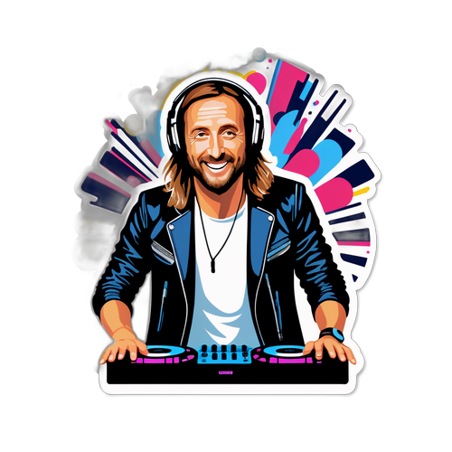 Dynamický sticker DJ Guetta v akci