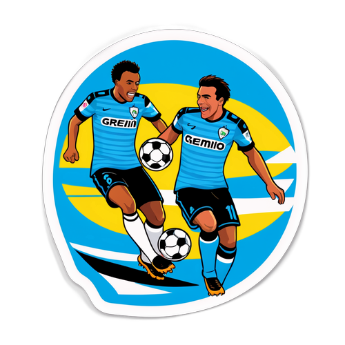 Stiker Pertandingan Seru Grêmio vs Fortaleza