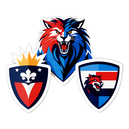 A Genoa és Atalanta csapat emblémái