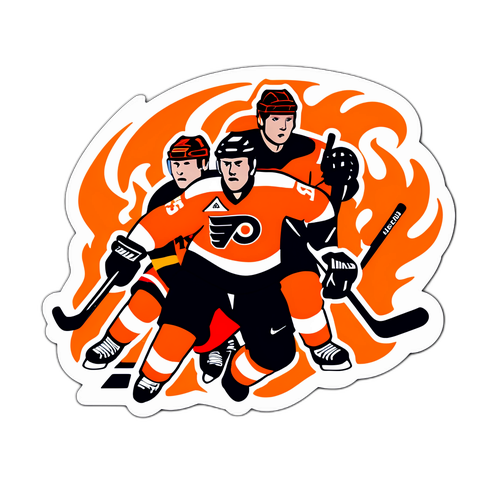 Intensity on Ice: Flames vs. Flyers Battle