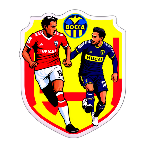 Sticker sur la rivalité entre Huracán et Boca Juniors