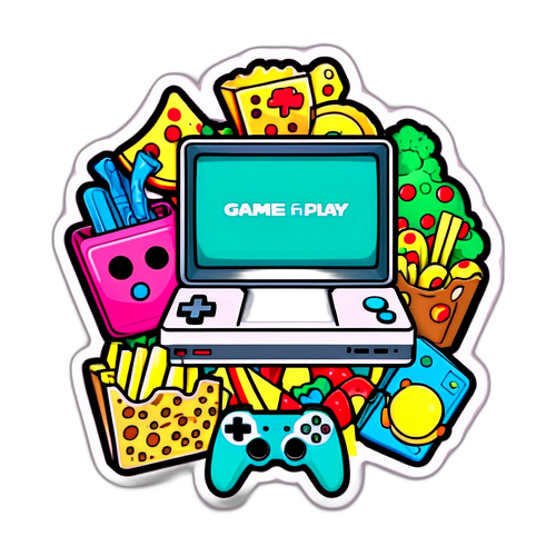 Sticker van een State of Play evenement