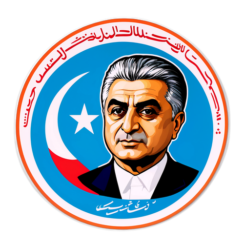 Luostarhalla, joka korostaa Reza Pahlavin visionäärisiä näkemyksiä modernista Iranista