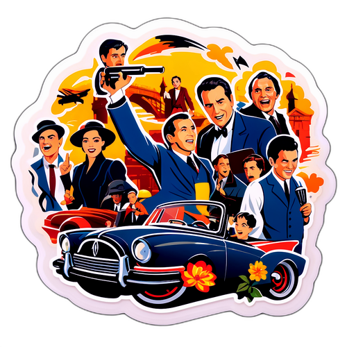 ナショナル・トレジャー映画の興奮を描いたステッカー