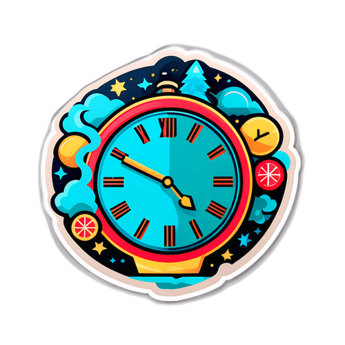 Zamanın Akışı: 12 Aralık'ı Sembolize Eden Çizim