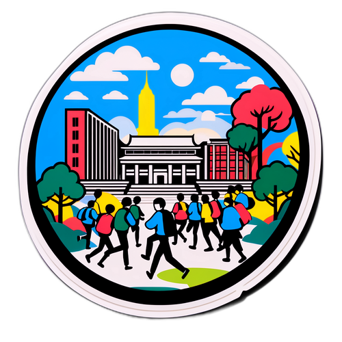 大同大学の学生生活を表現するアクティブなシーン