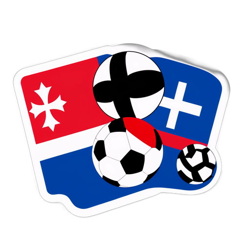 Sticker ya Soka ya Urafiki kati ya Finland na Malta