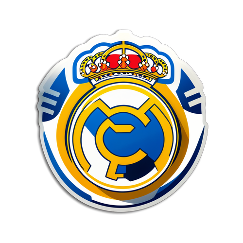 Logo Real Madrid s ikonickými prvky