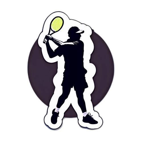 로렌조 무세티의 테니스 에티튜드 스티커