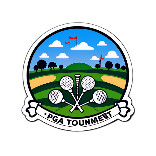 PGA高爾夫錦標賽貼紙