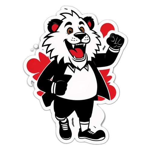 Maskot Fulham Bersorak