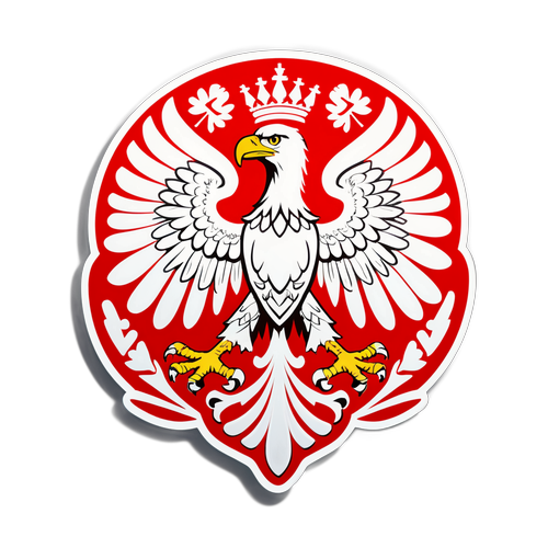 Reprezentacja polskiego dziedzictwa narodowego z symbolem orła