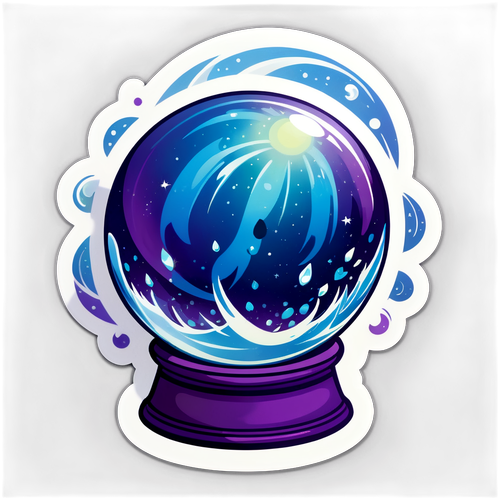 Magical Crystal Ball Sticker