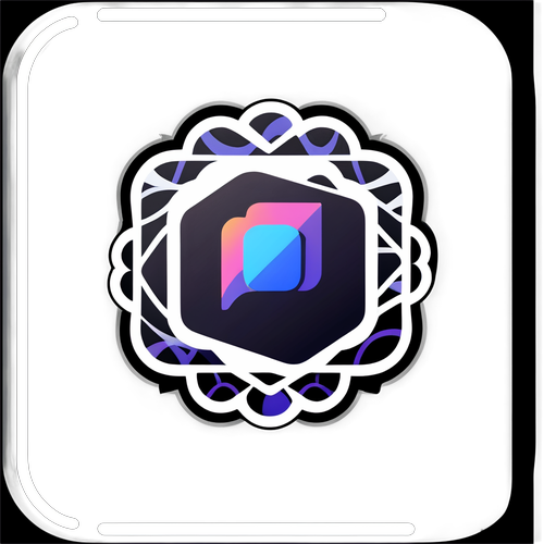 Стильная иконка с логотипом iOS 18.5