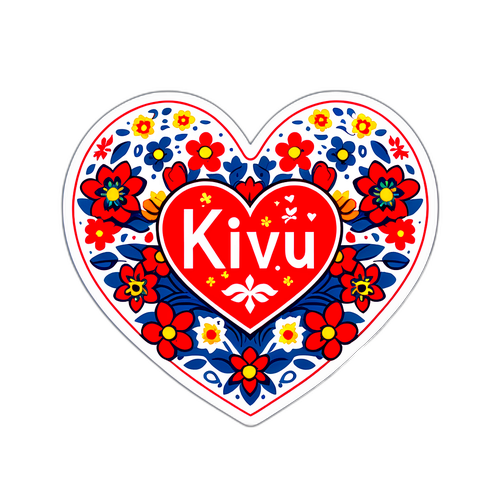 Логотип міста Київ у формі серця