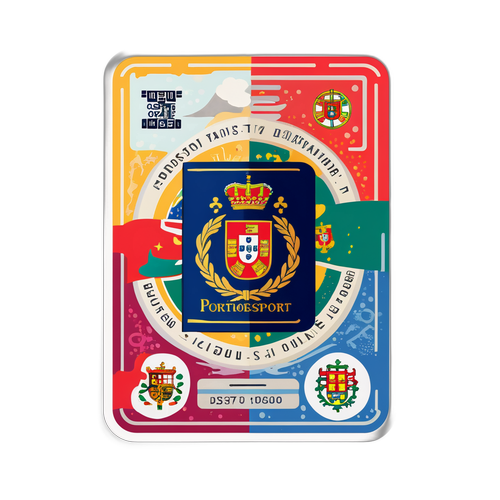 עיצוב אמנותי של דרכון פורטוגלי