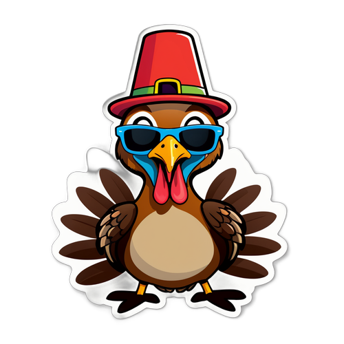 Masayang Thanksgiving 2025 na Sticker
