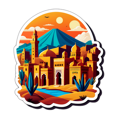 Marokkansk Landskap og Arkitektur