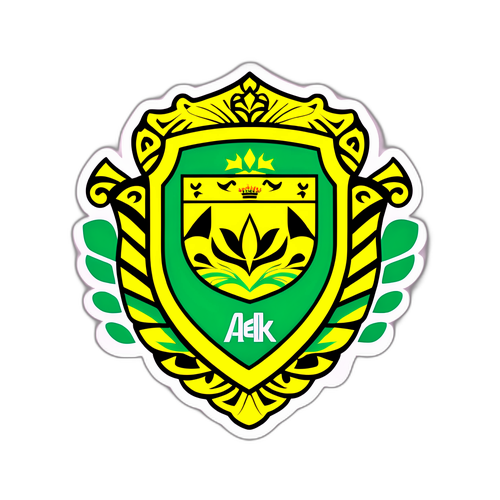 Stickers z logo AEK Larnaca