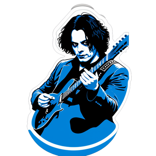 Jack White Sticker: Fira Rockens Ikon med Kreativ Energi!