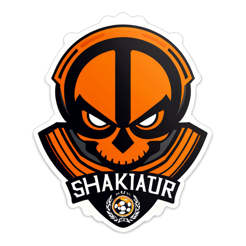 Orgulho Laranja e Preto: Adesivo do Shakhtar Donetsk