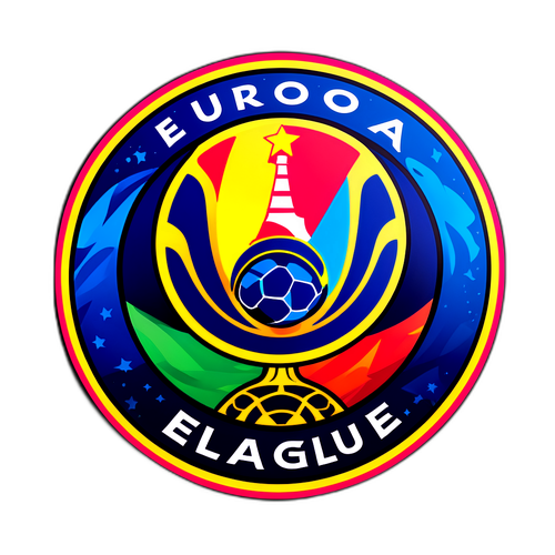 Stiker Logo Europa League Bergaya