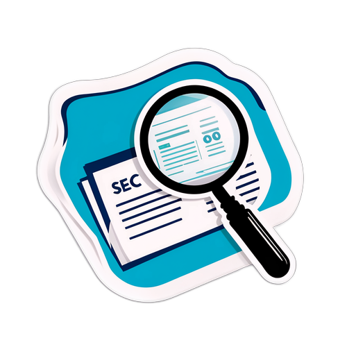 व्यावसायिक SEC-थीमयुक्त स्टिकर