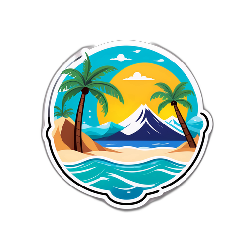 Tropisch ontwerp van Mauritius
