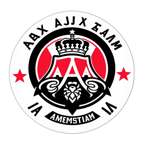 Autocollant Minimaliste Ajax Amsterdam