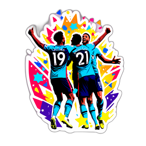 סSticker של חגיגת שער במשחק של קריסטל פאלס נגד טוטנהאם