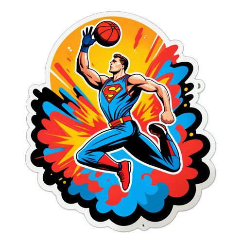 Stylizovaný nálepka Satoranského v akci