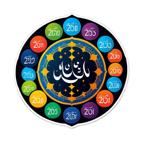 Stiker Kalender Islam 2025