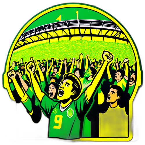 Cổ động viên Nantes hùng vĩ