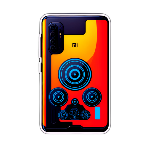 Rekaan Sticker Futuristik untuk Xiaomi Redmi 15 5G
