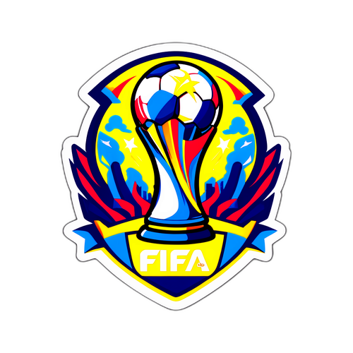 Grafik Sticker Piala Dunia Klub FIFA yang Ceria
