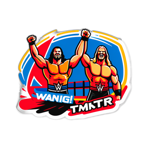Adesivo WWE: Luta Icônica