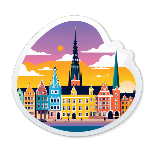 Wrocław Arkitektur Sticker