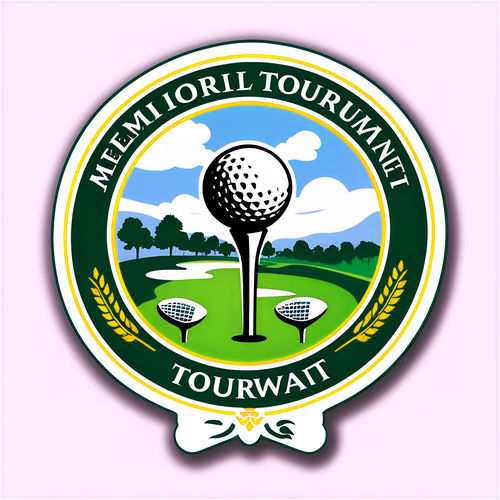 Minnessk sticker för Memorial Tournament 2025