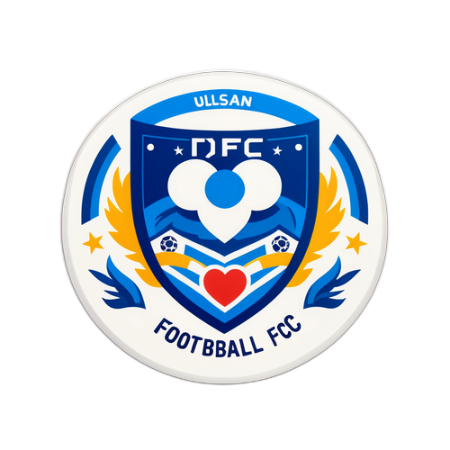 Aufkleber mit dem Emblem von Ulsan HD FC