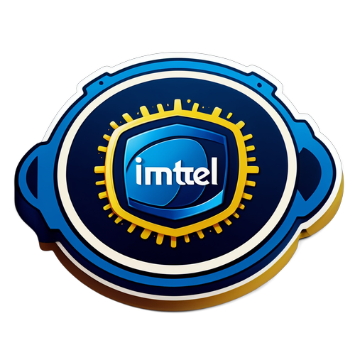 Unglaubliche Fusion: Das moderne Intel-Logo erobert die Karte von Magdeburg!