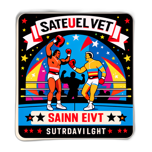 Sticker Retro di Saturday Night Main Event