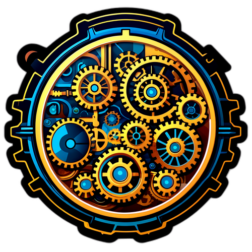 Sticker Futuristik Berinspirasikan Konsep Steam Machine