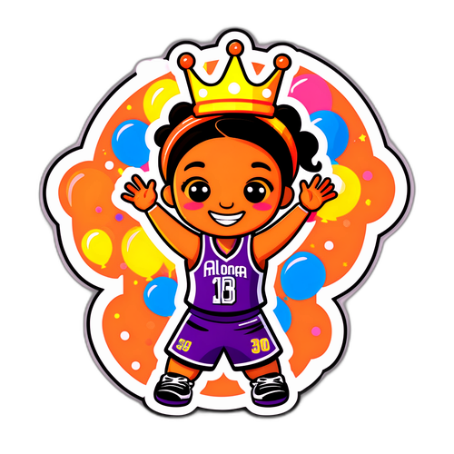 Maligayang Basketball na Sticker