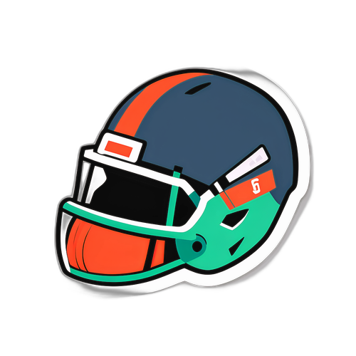 Capacete de Futebol Minimalista