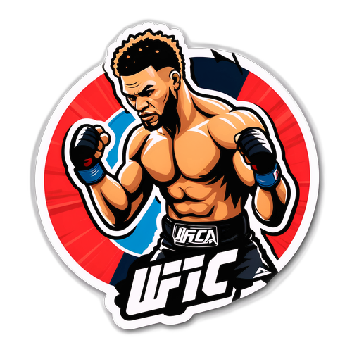 Autocollant UFC 324