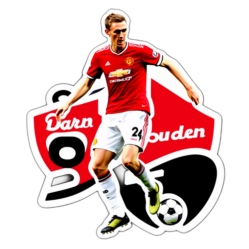 Sticker av Darren Fletcher i aksjon